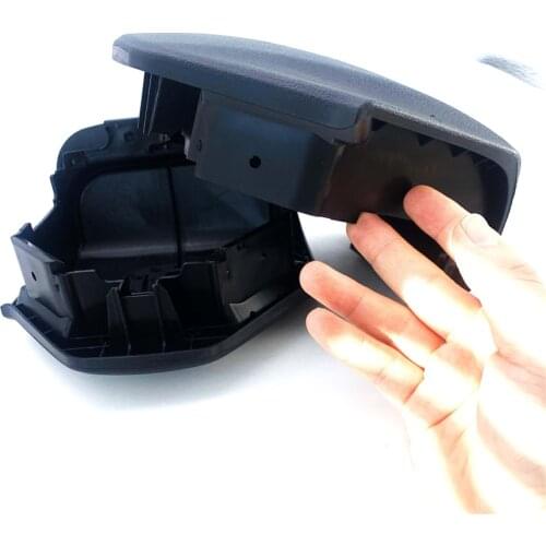 Plastic Steering Wheel Inflator Cover with Badge For Honda CRV CR-V 2012-2016 Black