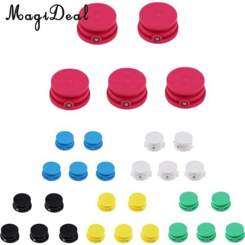 MagiDeal Durable 5Pcs Surfing Leash Plug Surfboard Longboard Leash Cup Plug Repair Kayak Accessory Equipment 25mm 6 Color Choose