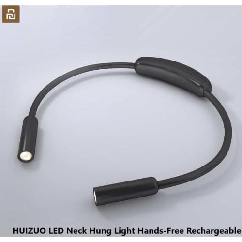 Xiaomi HUIZUO LED Neck Hung Light Hands-Free Rechargeable Night Reading Lamp 2 Levels Brightness Book Light USB Charging