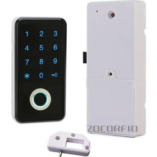 Smart keyless fingerprint cabinet lock for office file cabinet drawer/GYM