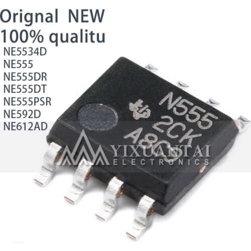 10pcs Free shipping SOP8 SMD NE5534D NE555 NE555DR NE555DT NE555PSR NE592D NE612AD NE5534 NE592 NE612 5534 592 612 SOP-8