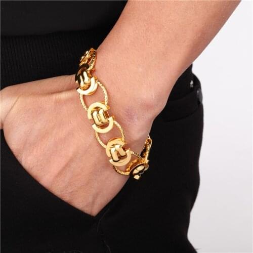 OUFEI Stainless Steel Bracelet Femme Metal Bracelets Bangles Fashion Jewelry 2020 Summer Accessories Wholesale Free Shipping