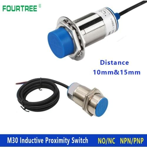 Proximity Sensor M30 Inductive Approach Switch Metal Detect Distance 10mm 15mm NO NC NPN PNP LJ30A3 -BX/AX/ BY/AY/EX/DX/DZ/EZ