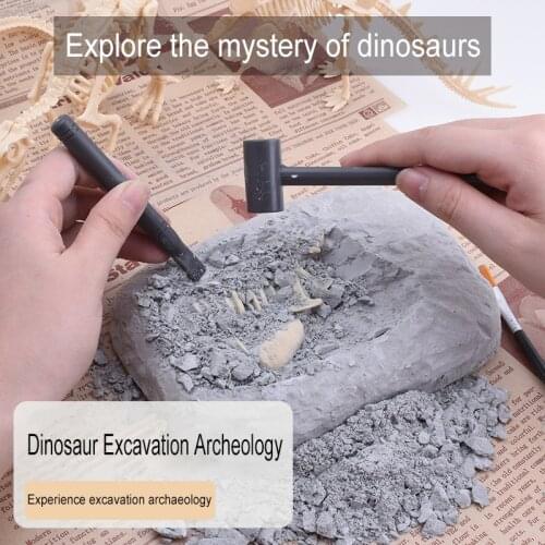Childrens DIY Archaeological Excavation Dinosaur Toys Jurassic 3D Skeleton Science Educational Set Toys
