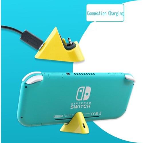 Portable Charging Dock for Nintendo Switch Lite Type C Charger Base Stand 3 Colors New Charger Base Stand Charging Dock Switch