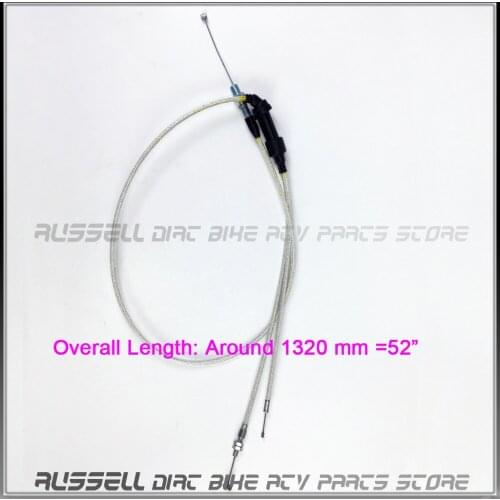 Throttle Twister Double Dual Cable Reinforced For PZ30 Power Jet Pump Visiable Carb Carburetor 200cc 250cc Dirt Pit Bike