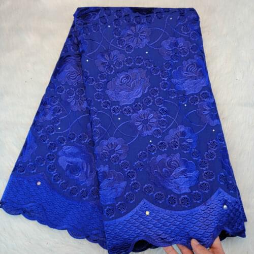 Dubai Fabric Hot Selling African 100% Cotton Lace Fabrics 2021 High Quality French Swiss voile Pure Cotton Lace Fabrics 5yards