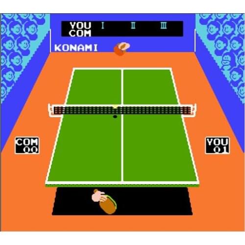 Konamis Ping Pong(FDS) Game Cartridge for NES/FC Console