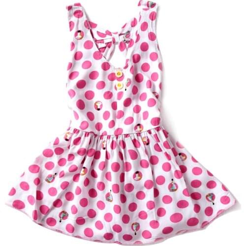 Girls Dress Summer Cute Dresses For Toddler Grils 2-5 Years Little Baby Girls Printed Flower Princess Dress Children Clothes