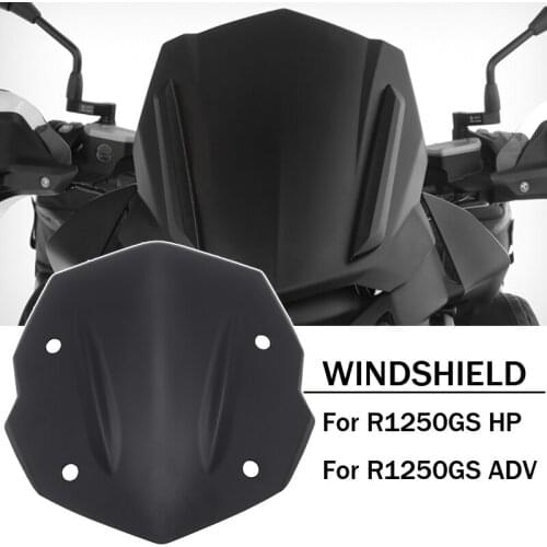 Front Windshield black For BMW R1250GS HP R 1250 GS HP 2018 2019 2020 R1250GS Adventure ADV Windscreen Airflow Wind Deflector