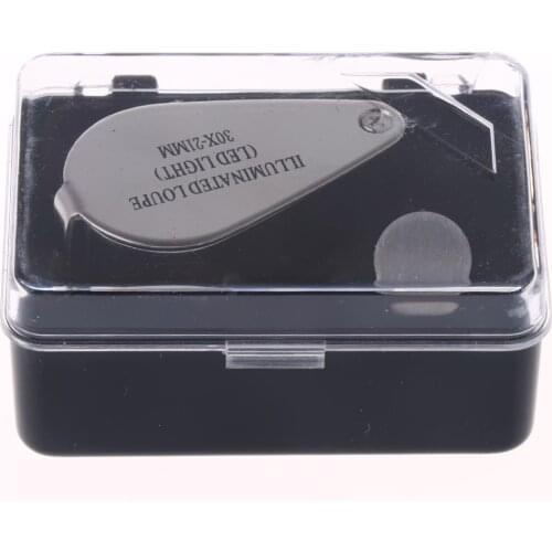 Jewellers Eye Loupe Folding Magnifier Magnifying Glass 30X21mm Jewelers