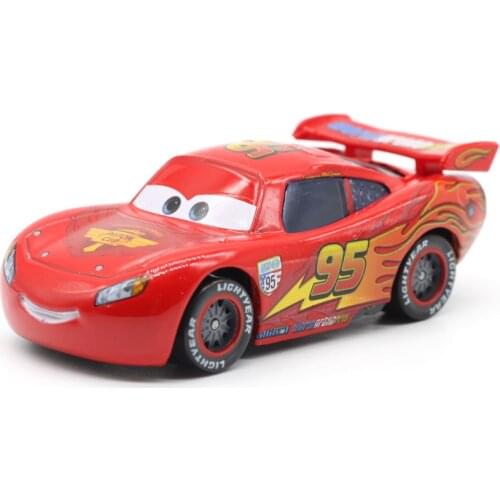 Disney Pixar Cars 2 3 New Lighting Mcqueen Suv Mater Flo Jackson Storm 1:55 Diecast Metal Alloy Toys Kid Christmas Toy Best Gift