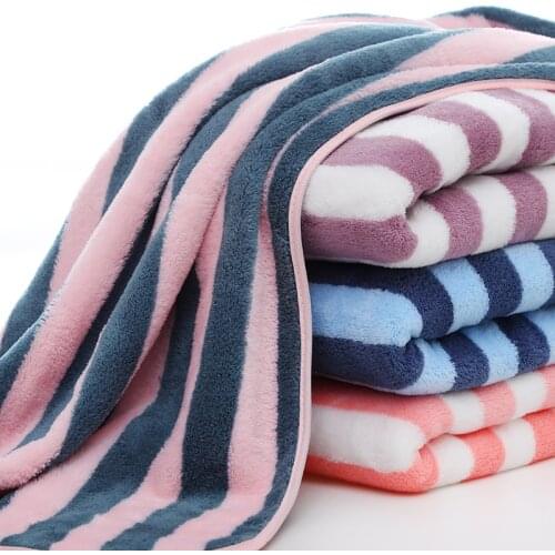Microfiber Towel Set Soft Absorbent Towels Bathroom 35x75cm Face Towel 70x140cm Bath Towels for Adults Color Stripes Shower Wrap