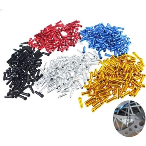50Pcs Bicycle MTB Brake Wire End Core Caps Cable Aluminum Cover Gear Bikes Parts Cycling Equipments Bike Accessory Fast Delivery
