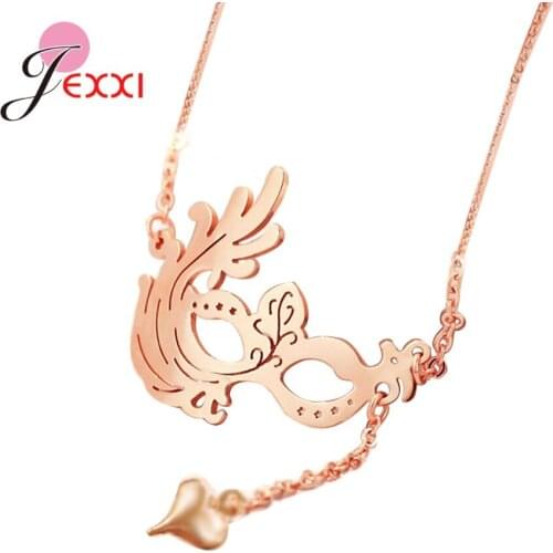 New Fashion Women Jewelry Vintage Retro Style Charm Mask Pendant Statement Necklace for Female Ladies Gift