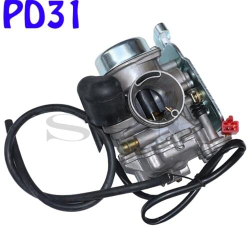 PD31 31mm electric throttle carburetor suitable for 300cc moped ATV motorcycle