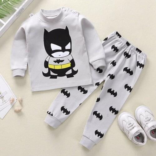 100% Cotton Children Pajamas Set Long Sleeve Winter Child Pajamas Toddler Girl Pijamas Kids Boy Sleepwear