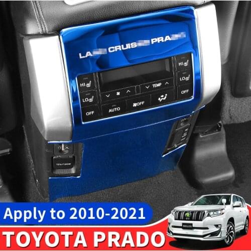 For Toyota Land Cruiser Prado 150 Fj150 Armrest Storage Box Air Conditioning Tuyere Anti-Kick Interior Modification Accessories