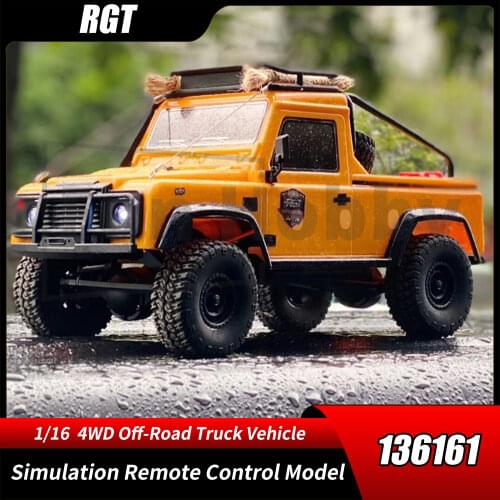 RGT 136161 1/16 2.4G 4WD Rock Crawler RC Car Off-Road Truck Vehicle Remote Control Model Kids Battery Powered Cars Toys Boy Gift