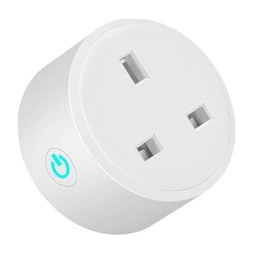UK Plug 16A Wifi Smart Plug Power Switch Outlet Home Wireless Socket Power Count