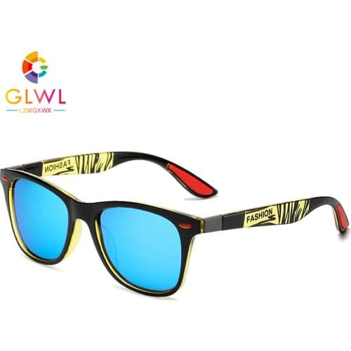 Sun Glasses Men Vintage Polarized Sunglasses Fashion Male Drivers Shades Brand Square Eyeglasses UV Lenses For Teenagers 2021