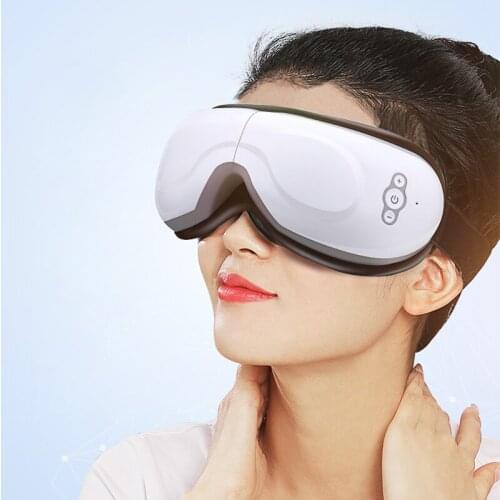 4D Smart Airbag Vibration Eye Massager Eye Care Device Heating Music Relieves Fatigue Dark Circles Hot Compress Therapy Massager
