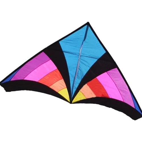 Outdoor Fun Sports 2.8m Rainbow Delta Power Kite With Flying Tools Good Flying