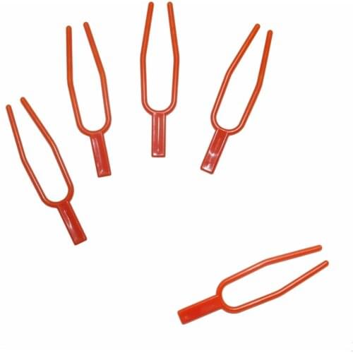 Practical Stolons fixing fastening Fixture Clips strawberry fork Farming clamp Plastic Durable Plant Clip Farming Clip 400pcs