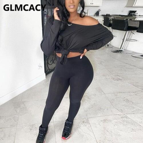 Women Two Piece Casual Solid Set Long Sleeve Shirt & Slim Pants Suits