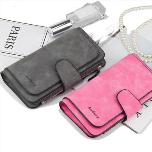Women Clutch Leather Wallet Long Card Holder Phone Bag Case Purse lady Handbags