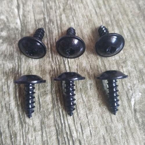 10Pcs Engine Cover Undertray Splashguard Wheel Arch Grille Bumper Skirt Torx Screws N90974701 Fastener Clips For V W Golf 5x15mm