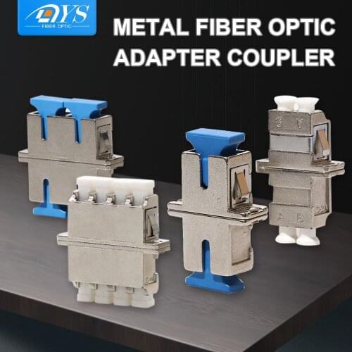 20pcs LC Duplex/Quad Fiber Optic Adapter With Flange SC Simplex /Duplex Flange Coupler