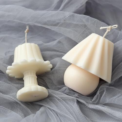 3D Table Lamp Shape Candle Silicone Mold New Aromatherapy Candle Mould DIY Handmade Mold Candle Mould Candle Making Soap Mold