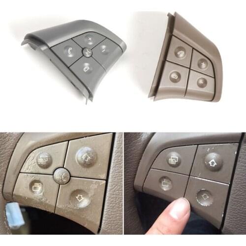 Car Multifunction Audio Steering Wheel Button Cover for Mercedes-Benz ML GL R B Class W164 W251 W245 2006-2011 Car Accessories