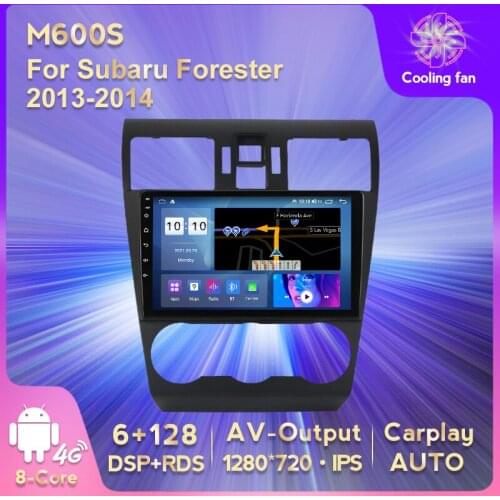 IPS HD 1280*720 Android 11 Car GPS Navigation DVD Multimedia Player for Subaru Forester 2013-2014 Stereo Player Carplay AUTO BT