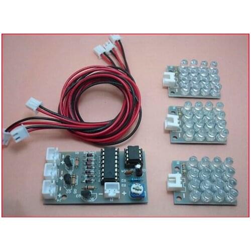 Free Shipping!!! CD4017 ne555 Strobe kit electronic diy production suite / Electronic Component