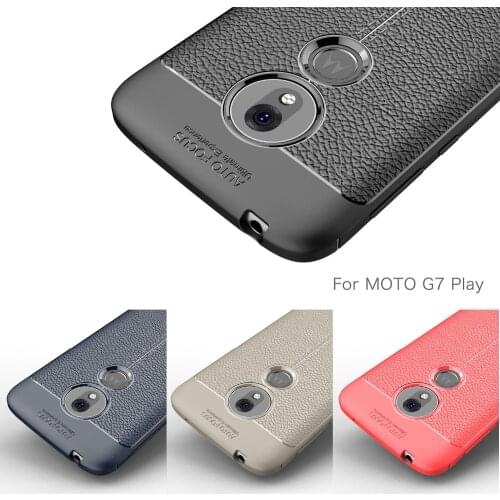 Case For Motorola Moto G7 Play moto G7 Power Phone Case Cover Carbon Fiber Silicon Bumper Rugged Coque Funda Etui Shell Capa