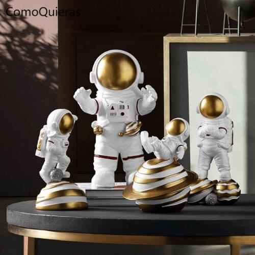 Astronaut Ornaments Desktop Figurine Spaceman Decoration Furnishing modern Home decoration accessories for living room Bedroom
