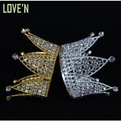 LOVE'N OEM LV0837C Cake decor Metal Material Trinket Crown for sublimation tumblers decoration