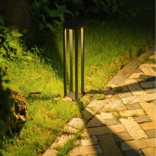 Square Aluminum Waterproof LED Lawn Lamps 10W COB LED Exterior Bollard Light Garden Light Outdoor Floor Courtyard Road Lighting