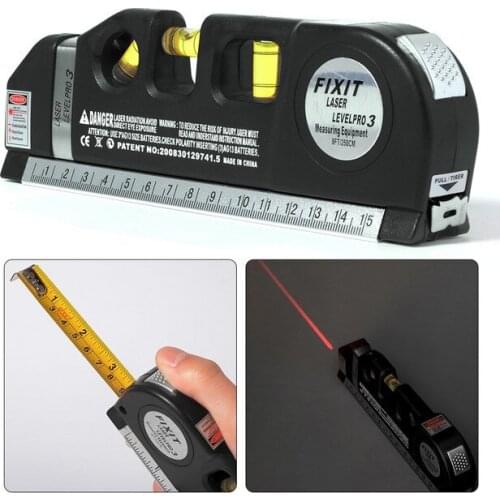 5PCS FT Aligner Bubbles Ruler Tool Level Laser Horizon Vertical Measure Tape for Hanging Pictures Laying Flooring Multipurpose