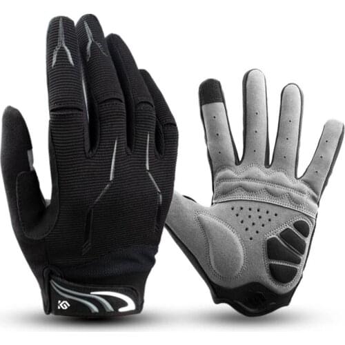 CoolChange Mens Cycling Gloves Long Finger Gel Pad Sport MTB Bike Touch Screen Bicycle Full Finger Glove Guantes Ciclismo