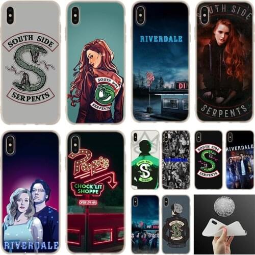 Riverdale South Side soft silicone Case Cover For iPhone 12 11 Pro 7 8 Plus XR XS Max 5 5S SE 6 6s 2020 Funda Etuis