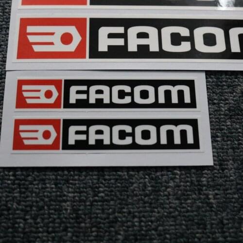 Kit of 2 For FACOM Stickers Printed On High Quality Vinyl For Car, Motorcycle or Various Surfaces decorative decal sticker