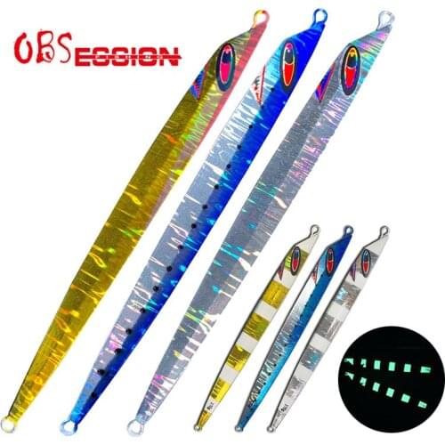 OBSESSION 170g Flat Lead Metal Jigs Long Casting Fast Sinking Jigs Fishing Jig Artificial Saltwater Deepsea Fishing Accessaries