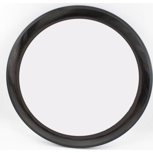 Newest 700C 454 58mm moonscape Road&Track bike full carbon fibre bicycle wheelset dimpled tubular clincher rims wavy Free ship