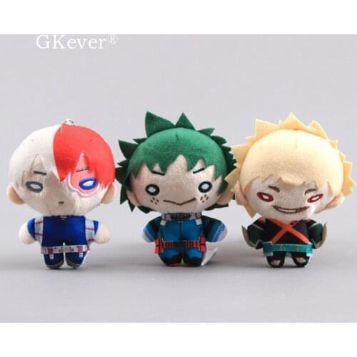 Anime My Hero Academia Plush Toys Doll Peluche Kawaii Keychain Pendant Women Kids Christmas Birthday Gift 10cm
