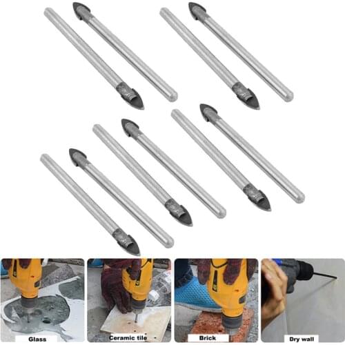 1pcs Alloy drill triangle drill glass hole wall for Ceramic Wall Glass Concrete Hole Opener reamer 3/4/5/6/8/10/12/14/16mm
