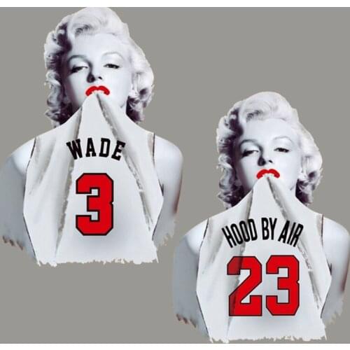 2019 Sexy Vinyl Heat Transfers Patch Iron On Patches A-Level Thermal Stickers for Clothes DIY Decoration Washable