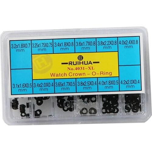 300 Packs Mini O-Ring Waterproof Watches Seals Accessories Repair Parts,Suitable for Watch Repair and DIY